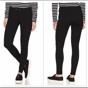 Vince Black Ponte Knit Stretch Skinny Pants